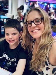 Sara and her son Quinn