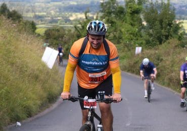 Joe Stocchetti cycling