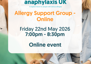 Online Anaphylaxis UK support group