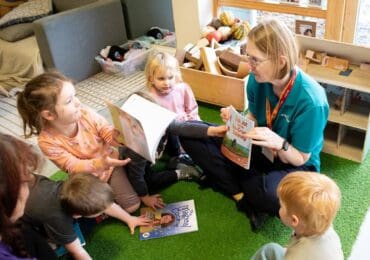 early years setting children reading